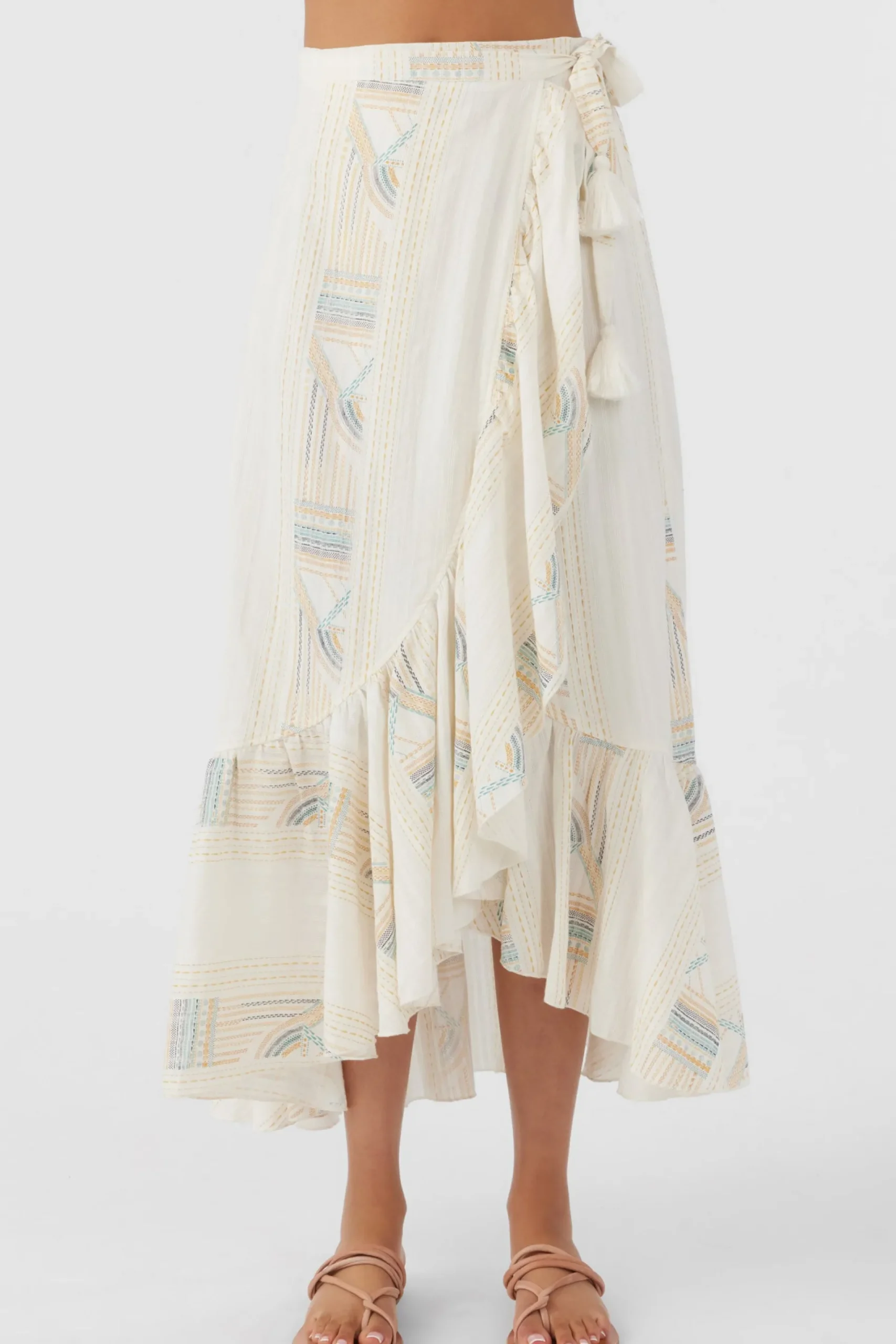 Women O’Neill Bottoms<ADILAH HIGH-LOW WRAP SKIRT