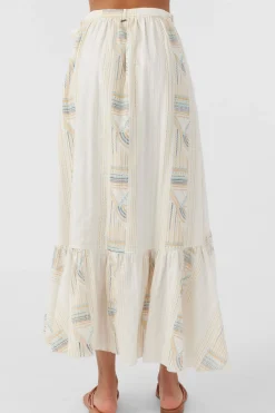 Women O’Neill Bottoms<ADILAH HIGH-LOW WRAP SKIRT