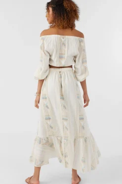 Women O’Neill Bottoms<ADILAH HIGH-LOW WRAP SKIRT