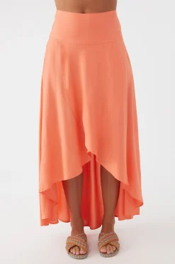 Women O’Neill Bottoms<AMBROSIO HIGH-LOW MAXI SKIRT