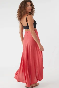 Women O’Neill Bottoms<AMBROSIO HIGH-LOW MAXI SKIRT