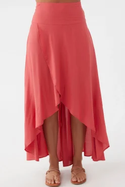 Women O’Neill Bottoms<AMBROSIO HIGH-LOW MAXI SKIRT