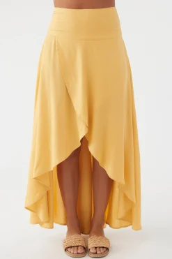 Women O’Neill Bottoms<AMBROSIO HIGH-LOW MAXI SKIRT