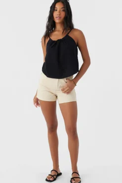 Women O’Neill Tops<ANYA CRINKLE DOUBLE GAUZE TANK TOP