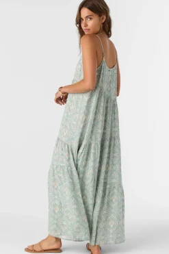 Women O’Neill Dresses<ARIETTE MARIA TILE MAXI DRESS