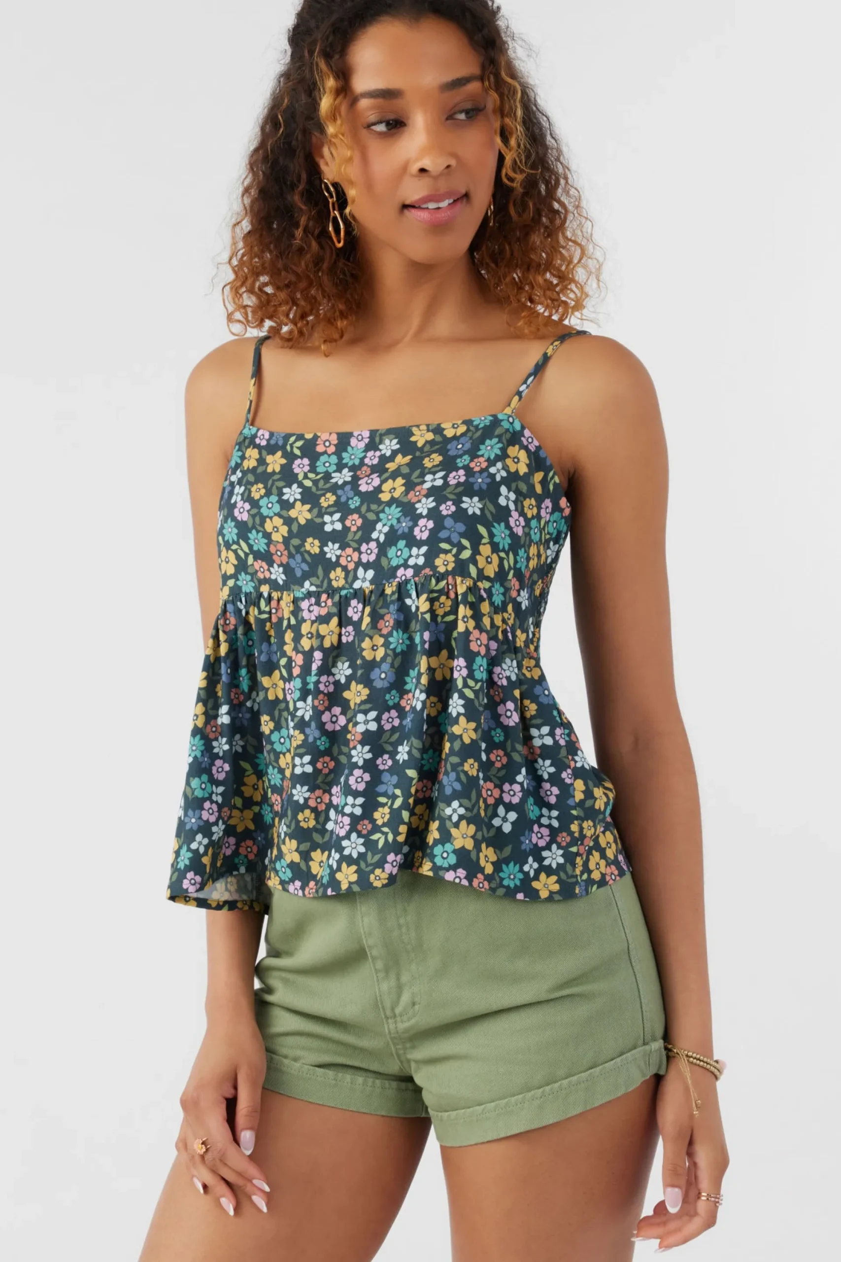 Women O’Neill Tops<ASTORIA LAYLA FLORAL TANK TOP