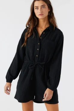 Women O’Neill Jumpsuits & Rompers<AVALA COTTON CRINKLE DOUBLE GAUZE ROMPER