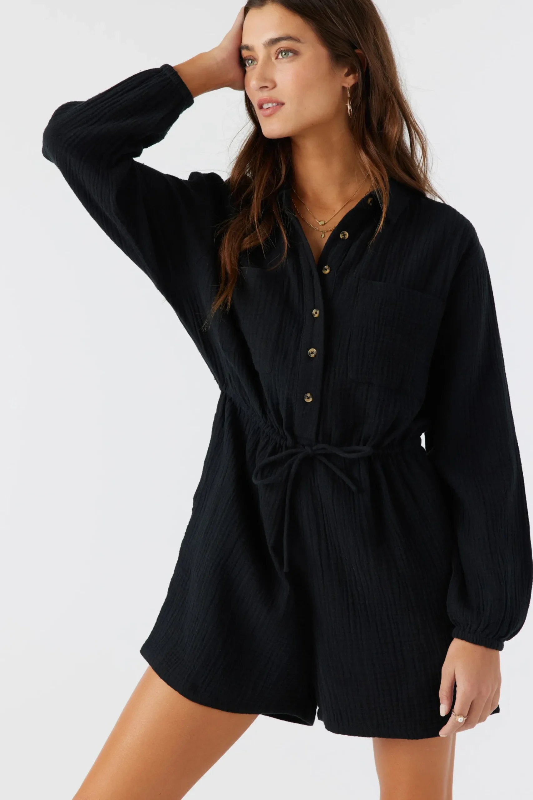 Women O’Neill Jumpsuits & Rompers<AVALA COTTON CRINKLE DOUBLE GAUZE ROMPER