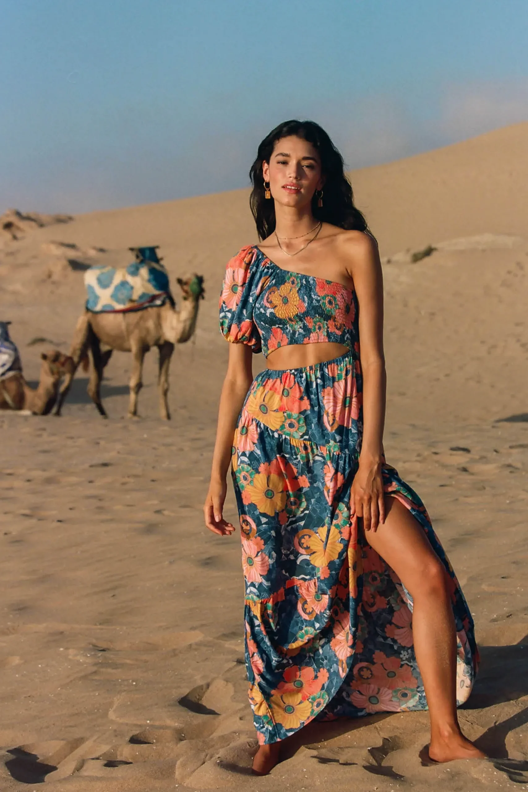 Women O’Neill Dresses<AYA JADIA FLORAL MAXI DRESS