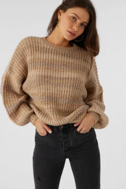 Women O’Neill Sweaters, Hoodies & Fleece<BAYOU OMBRE SLOUCHY SWEATER