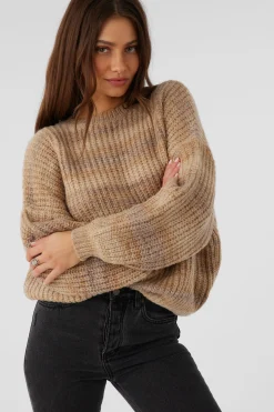 Women O’Neill Sweaters, Hoodies & Fleece<BAYOU OMBRE SLOUCHY SWEATER