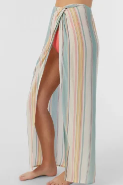 Women O’Neill Cover-Ups<BEACHBOUND STRIPE HANALEI MAXI SKIRT COVER-UP