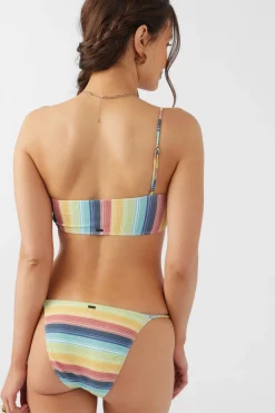 Women O’Neill Bralette|Bikini Tops<BEACHBOUND STRIPE SEAL BEACH ONE SHOULDER TOP