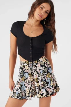 Women O’Neill Bottoms<BENNIE CAMDEN FLORAL FLOWY SHORTS