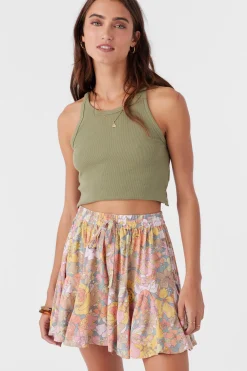 Women O’Neill Bottoms<BENNIE JANIS FLORAL FLOWY SHORTS