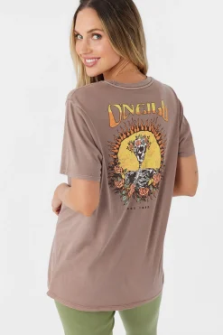 Women O’Neill Graphic Tees & Tanks<BONES TEE