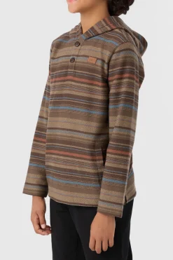 Kids/BOY O’Neill Pullovers<BOY'S BAVARO STRIPE PONCHO PULLOVER FLEECE