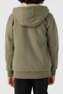 Kids/BOY O’Neill Pullovers<BOY'S FIFTY TWO HIGH PILE LINED ZIP FLEECE