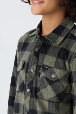 Kids/BOY O’Neill Tops<BOY'S GLACIER PLAID SUPERFLEECE SHIRT