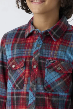 Kids/BOY O’Neill Tops<BOY'S GLACIER PLAID SUPERFLEECE SHIRT