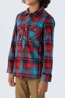 Kids/BOY O’Neill Tops<BOY'S GLACIER PLAID SUPERFLEECE SHIRT