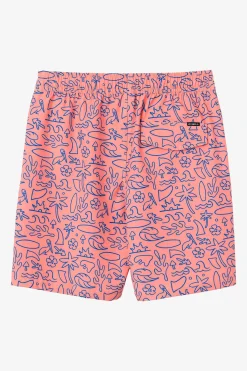 Kids/BOY O’Neill Boardshorts<BOY'S HERMOSA ELASTIC WAIST 16" SWIM TRUNKS