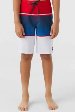 Kids/BOY O’Neill Boardshorts<BOY'S LENNOX STRIPE 18" BOARDSHORTS