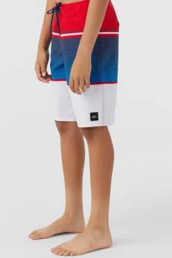 Kids/BOY O’Neill Boardshorts<BOY'S LENNOX STRIPE 18" BOARDSHORTS