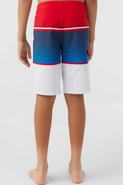 Kids/BOY O’Neill Boardshorts<BOY'S LENNOX STRIPE 18" BOARDSHORTS