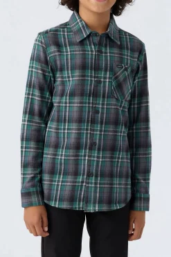 Kids/BOY O’Neill Tops<BOY'S REDMOND PLAID STRETCH FLANNEL SHIRT