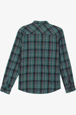 Kids/BOY O’Neill Tops<BOY'S REDMOND PLAID STRETCH FLANNEL SHIRT
