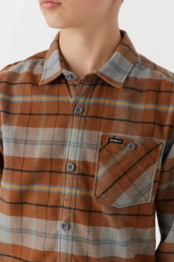 Kids/BOY O’Neill Tops<BOY'S REDMOND PLAID STRETCH FLANNEL