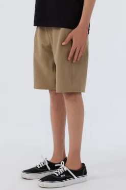 Kids/BOY O’Neill Bottoms<BOY'S RESERVE SOLID 18" HYBRID SHORTS
