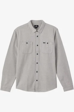 O’Neill Shirts & Flannels<BREAKWATER SOLID FLANNEL STANDARD FIT SHIRT