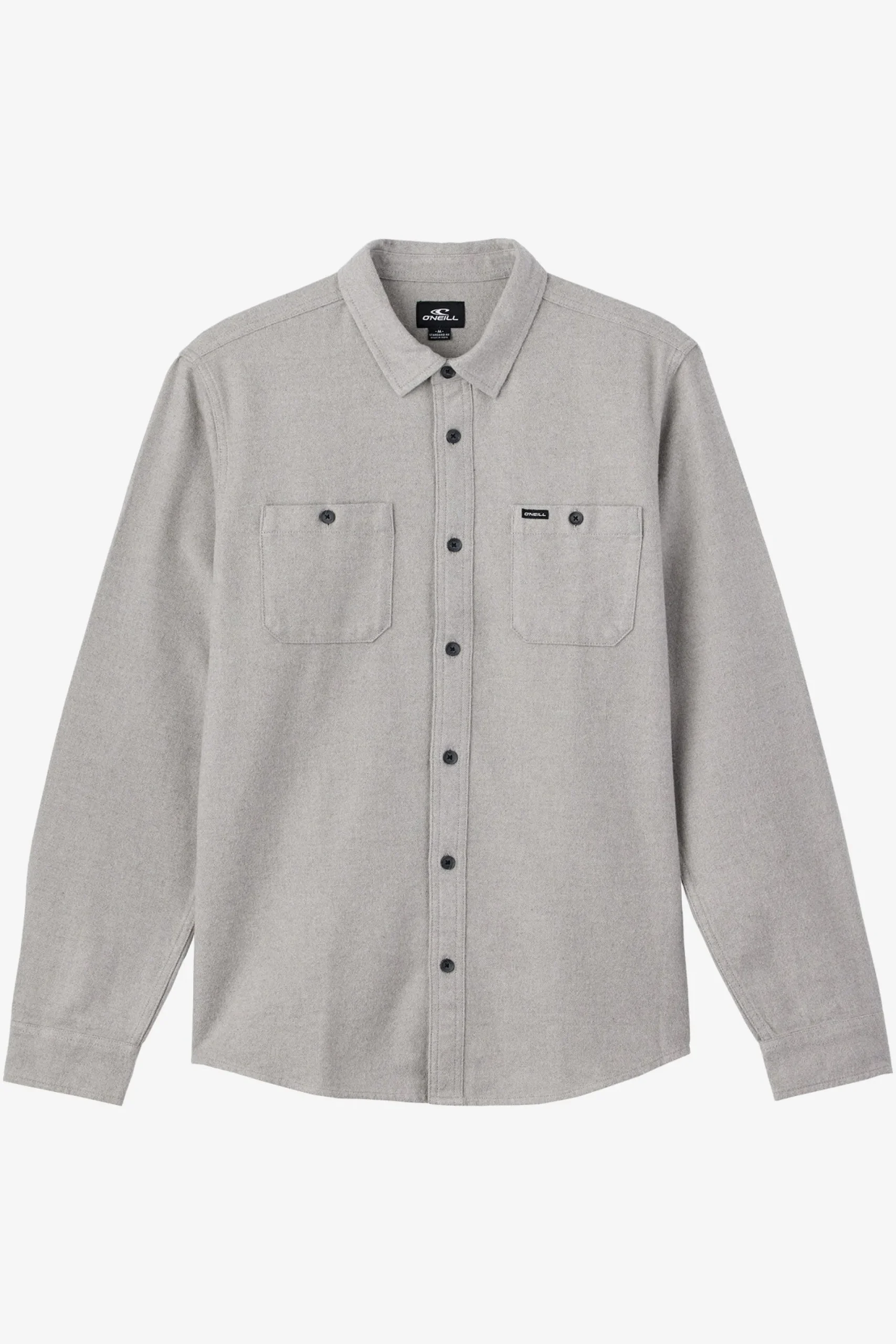 O’Neill Shirts & Flannels<BREAKWATER SOLID FLANNEL STANDARD FIT SHIRT