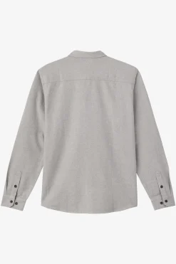 O’Neill Shirts & Flannels<BREAKWATER SOLID FLANNEL STANDARD FIT SHIRT