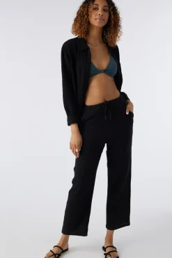 Women O’Neill Cover-Ups<BRENDA CRINKLE DOUBLE GAUZE BEACH PANTS