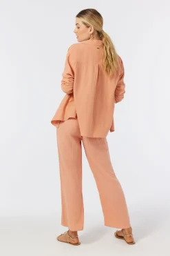 Women O’Neill Cover-Ups|Bottoms<BRENDA CRINKLE DOUBLE GAUZE BEACH PANTS