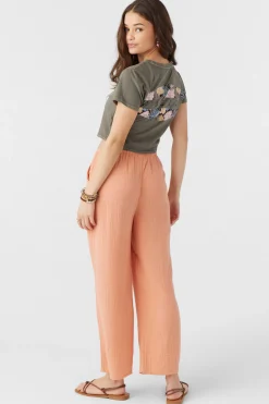 Women O’Neill Cover-Ups|Bottoms<BRENDA CRINKLE DOUBLE GAUZE BEACH PANTS