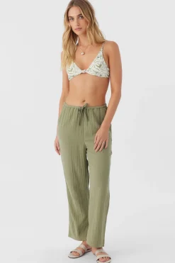 Women O’Neill Cover-Ups|Bottoms<BRENDA CRINKLE DOUBLE GAUZE BEACH PANTS