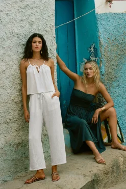 Women O’Neill Cover-Ups<BRENDA CRINKLE DOUBLE GAUZE BEACH PANTS