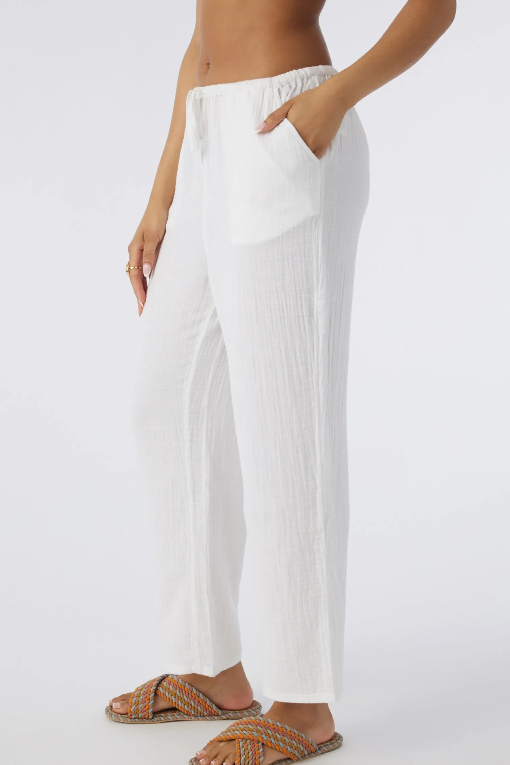 Women O’Neill Cover-Ups<BRENDA CRINKLE DOUBLE GAUZE BEACH PANTS