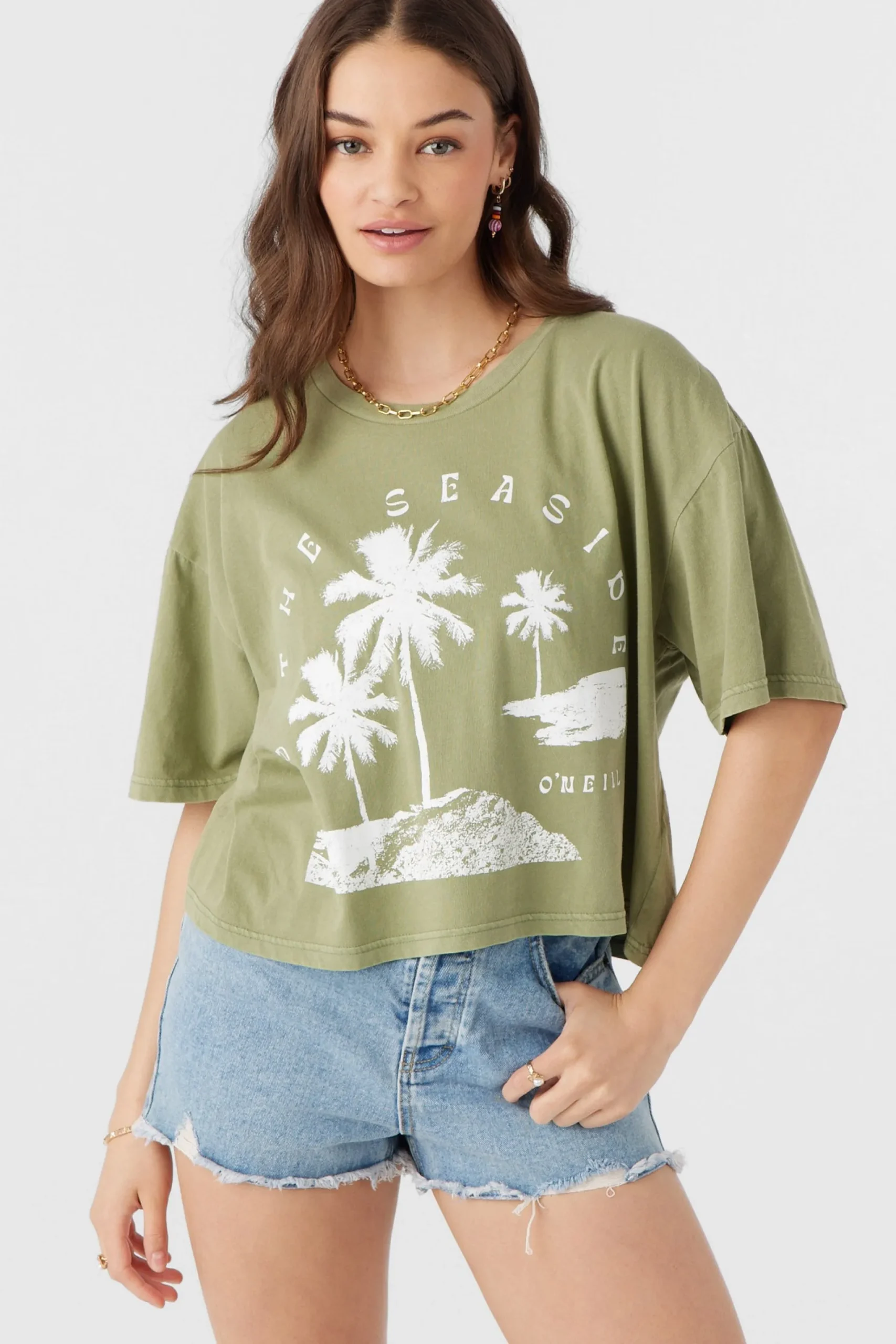 Women O’Neill Graphic Tees & Tanks<BY THE SEASIDE TEE