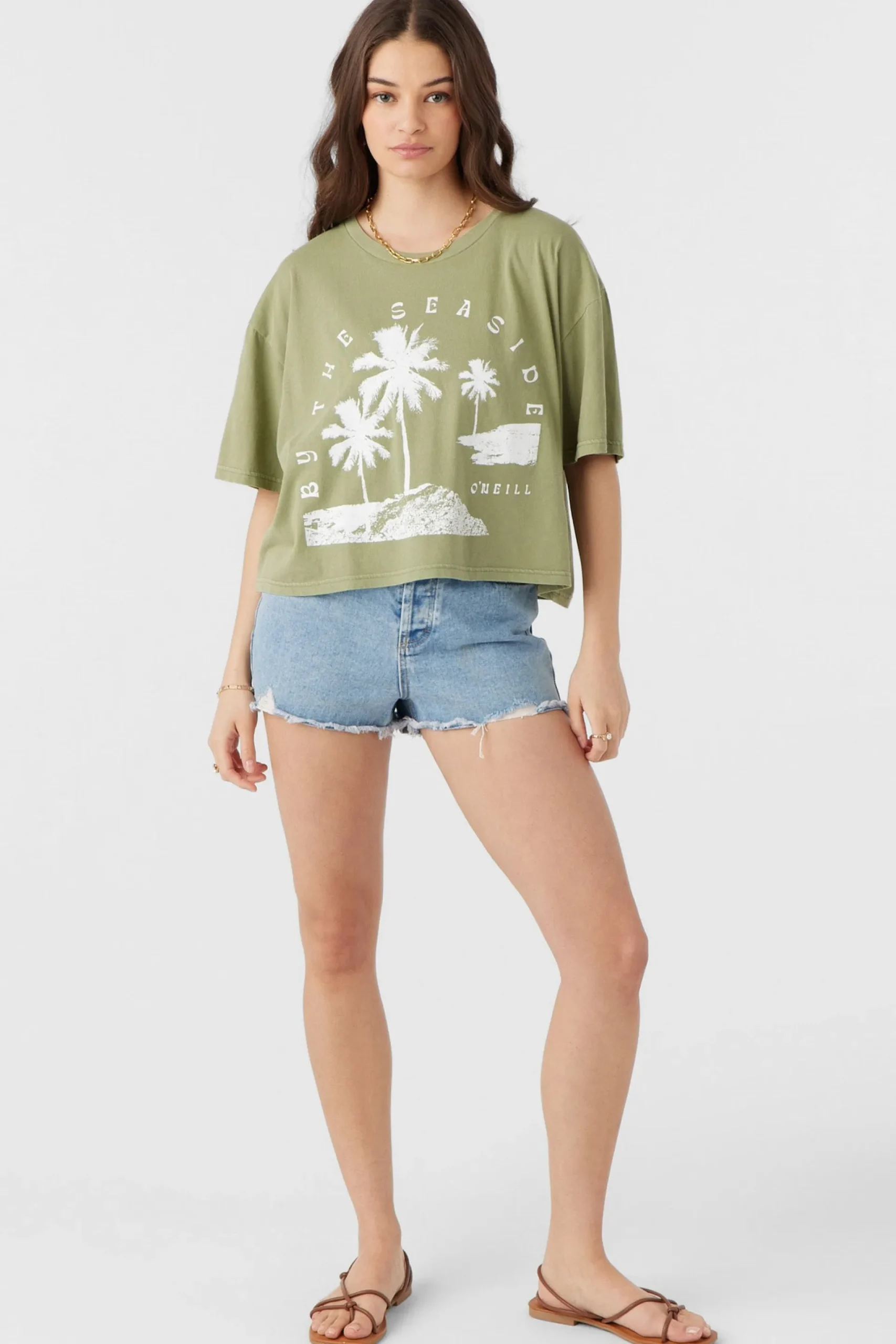 Women O’Neill Graphic Tees & Tanks<BY THE SEASIDE TEE