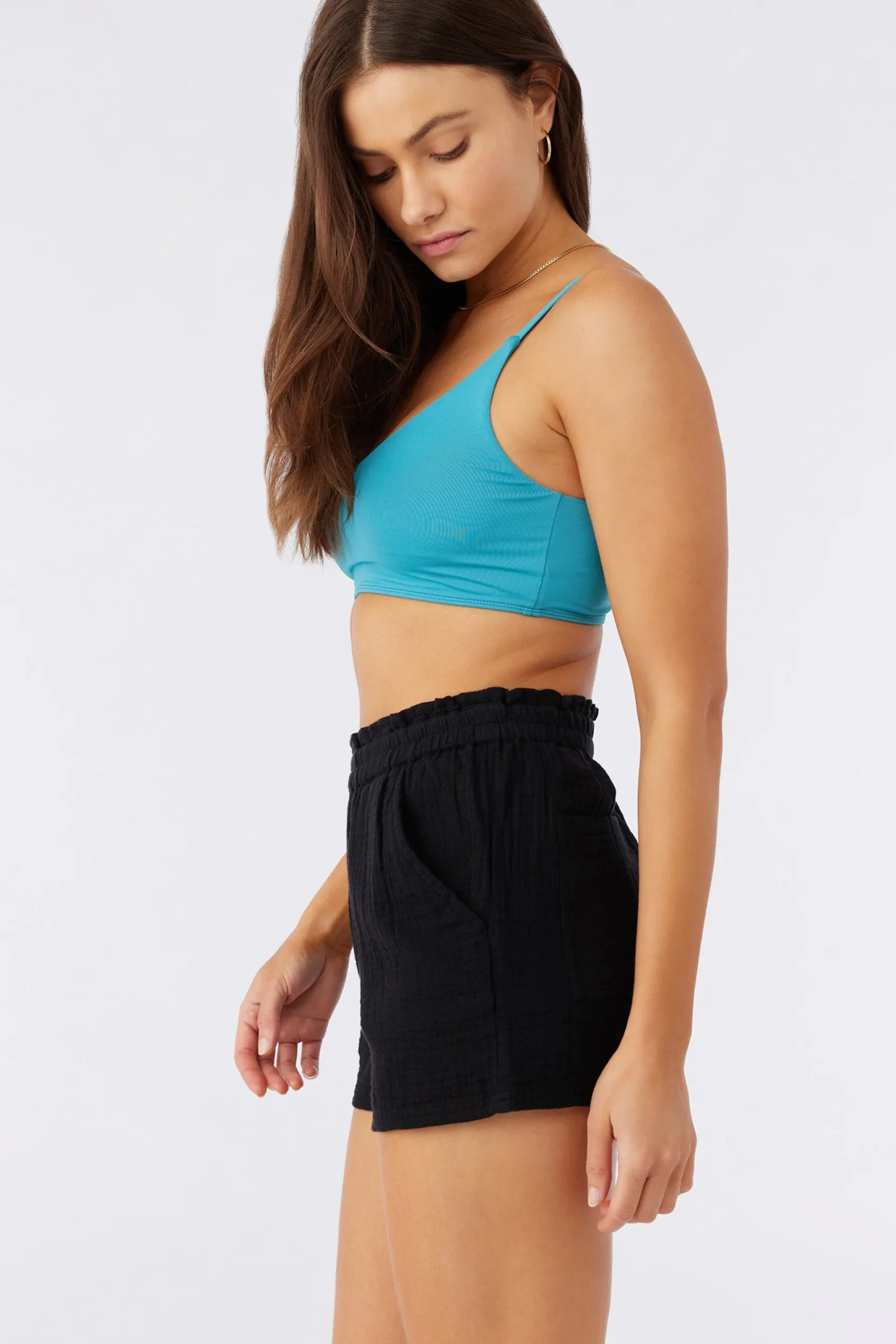 Women O’Neill Cover-Ups|Bottoms<CARLA CRINKLE DOUBLE GAUZE BEACH SHORTS