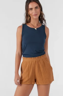 Women O’Neill Cover-Ups|Bottoms<CARLA CRINKLE DOUBLE GAUZE BEACH SHORTS