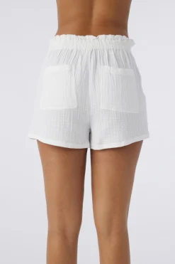 Women O’Neill Cover-Ups<CARLA CRINKLE DOUBLE GAUZE BEACH SHORTS