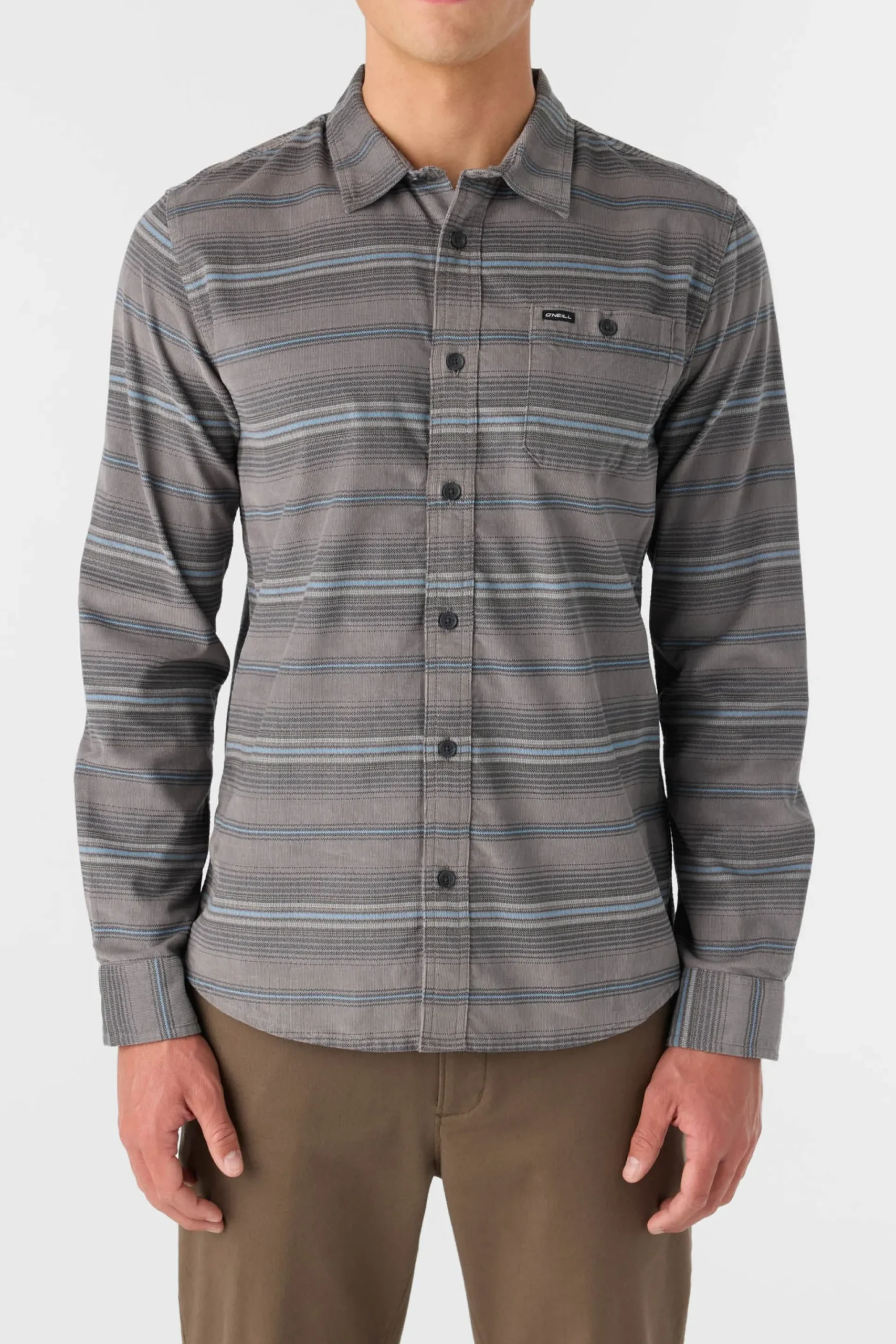 O’Neill Shirts & Flannels<CARUSO STRIPE CORD STANDARD FIT LONG SLEEVE SHIRT
