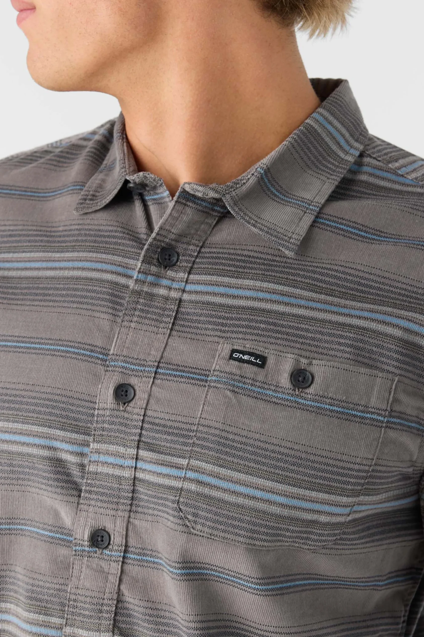 O’Neill Shirts & Flannels<CARUSO STRIPE CORD STANDARD FIT LONG SLEEVE SHIRT