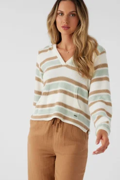 Women O’Neill Sweaters, Hoodies & Fleece<CATAMARAN V-NECK HOODED SWEATER